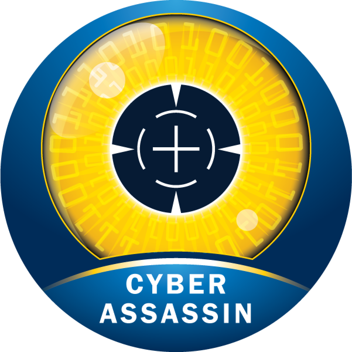 SPA's Cyber Assassin logo, a modeling and simulation tool suite for cyber-impact analysis using on-demand wargaming scenarios that incorporate