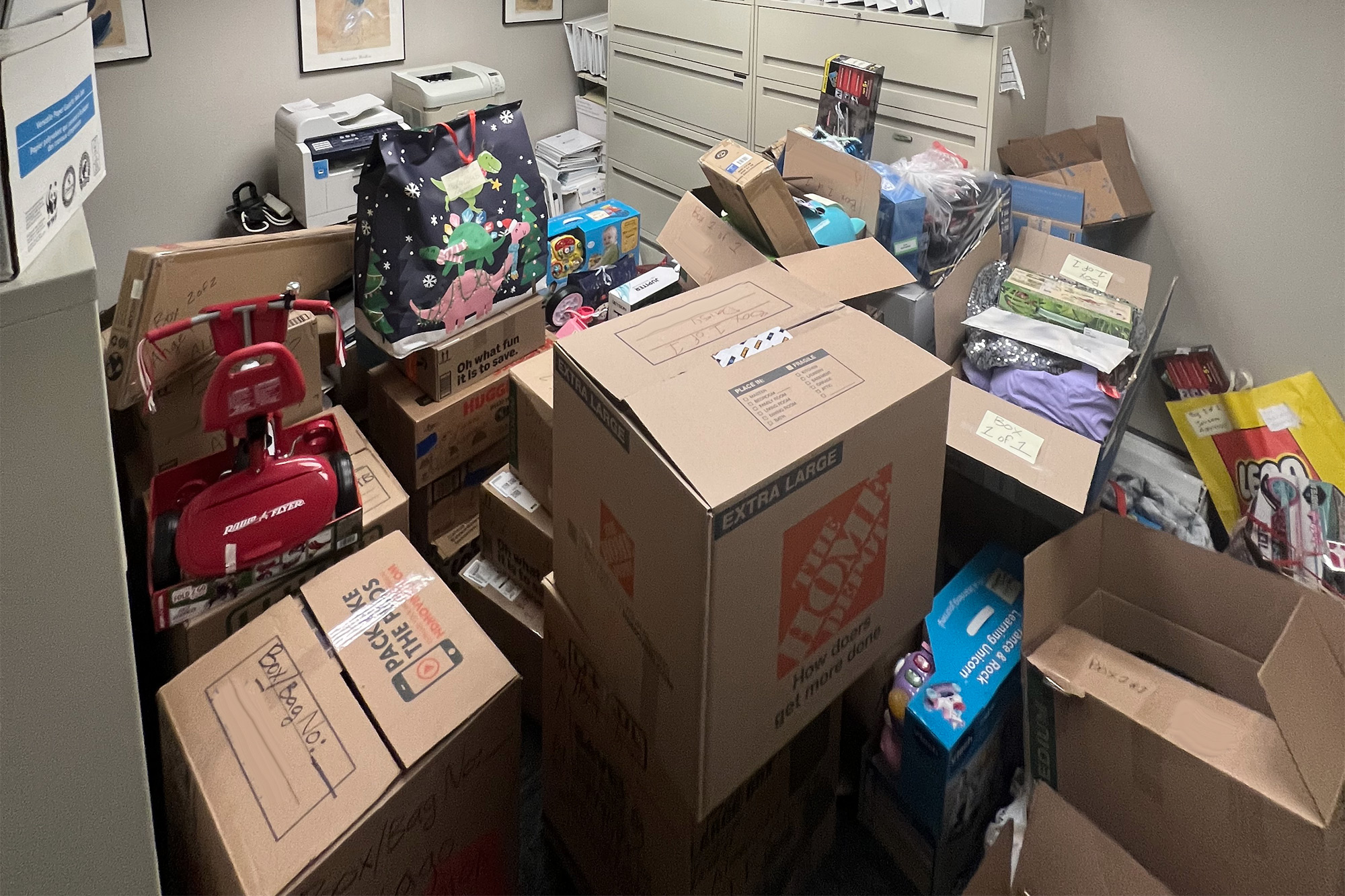 SPA employees donate toys and goods to Salvation Army's Angel Tree program