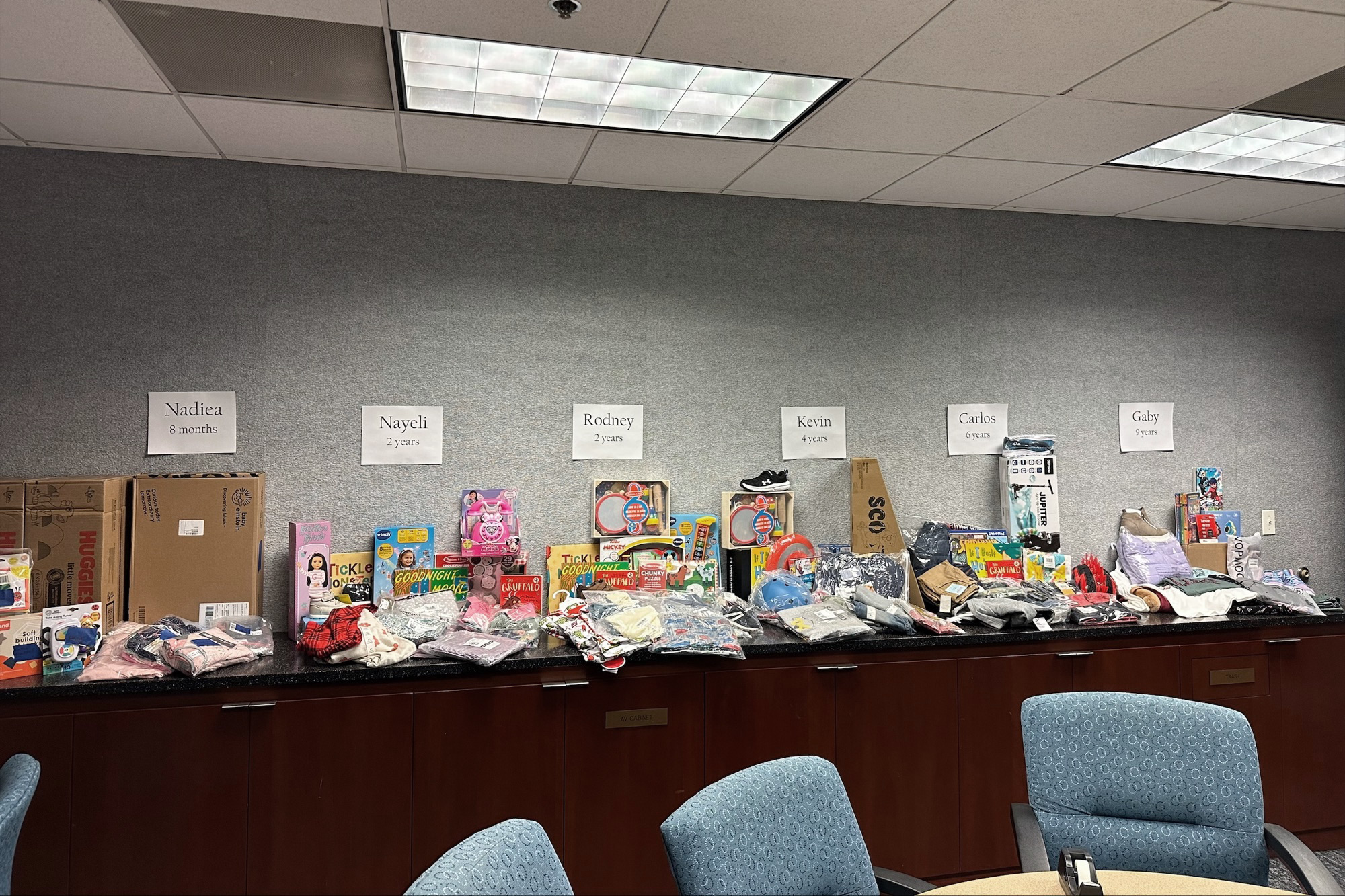 SPA employees donate toys and goods to Salvation Army's Angel Tree program