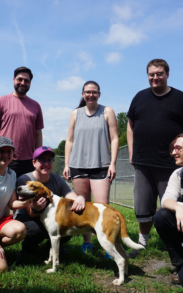 SPA's Young Professionals Employee Resource Group visits the local animal shelter