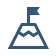 An icon depicting a mountain peak