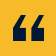SPA branding element for a quotation, a yellow square with a midnight blue quotation mark