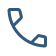 An icon depicting a phone or call