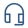 An icon depicting a headset