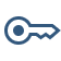 An icon depicting a key