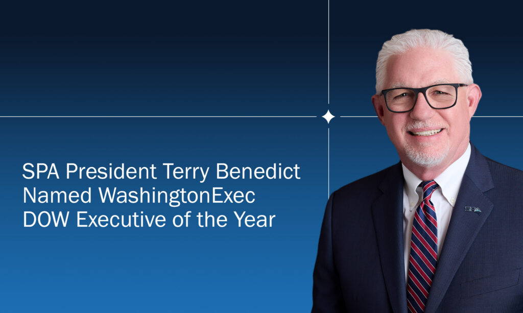 SPA President Terry Benedict Named WashingtonExec DOW Executive of the Year