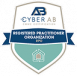 Cyber-AB Registered Practitioner Organization badge 128x126