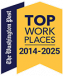 The Washington Post Top Workplaces 2014-2025 114x136