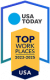 USA Today Top Workplaces 2023-2025 91x146